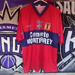 Size XL - Vtg Rare Tigres UNAL Red Alternative Jersey Paul Sport  M‎ Liga MX